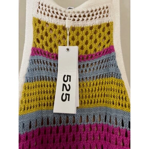 ANTHROPOLOGIE 525 AMERICA CROCHET MAXI DRESS Boem Small NWT - Picture 10 of 10